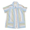 LAND SEA Womens Shirt Blue Striped S