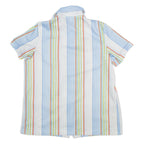 LAND SEA Womens Shirt Blue Striped S