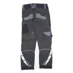 DICKIES Womens Black Cotton Blend Relaxed Workwear Trousers W30 L28