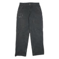 CARHARTT Mens Jeans Black Loose Straight Denim Fair W32 L32 Workwear Zip