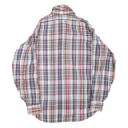 LEVI'S Mens Red Blue Yellow Check Shirt XL Cotton Blend Long Sleeve Casual
