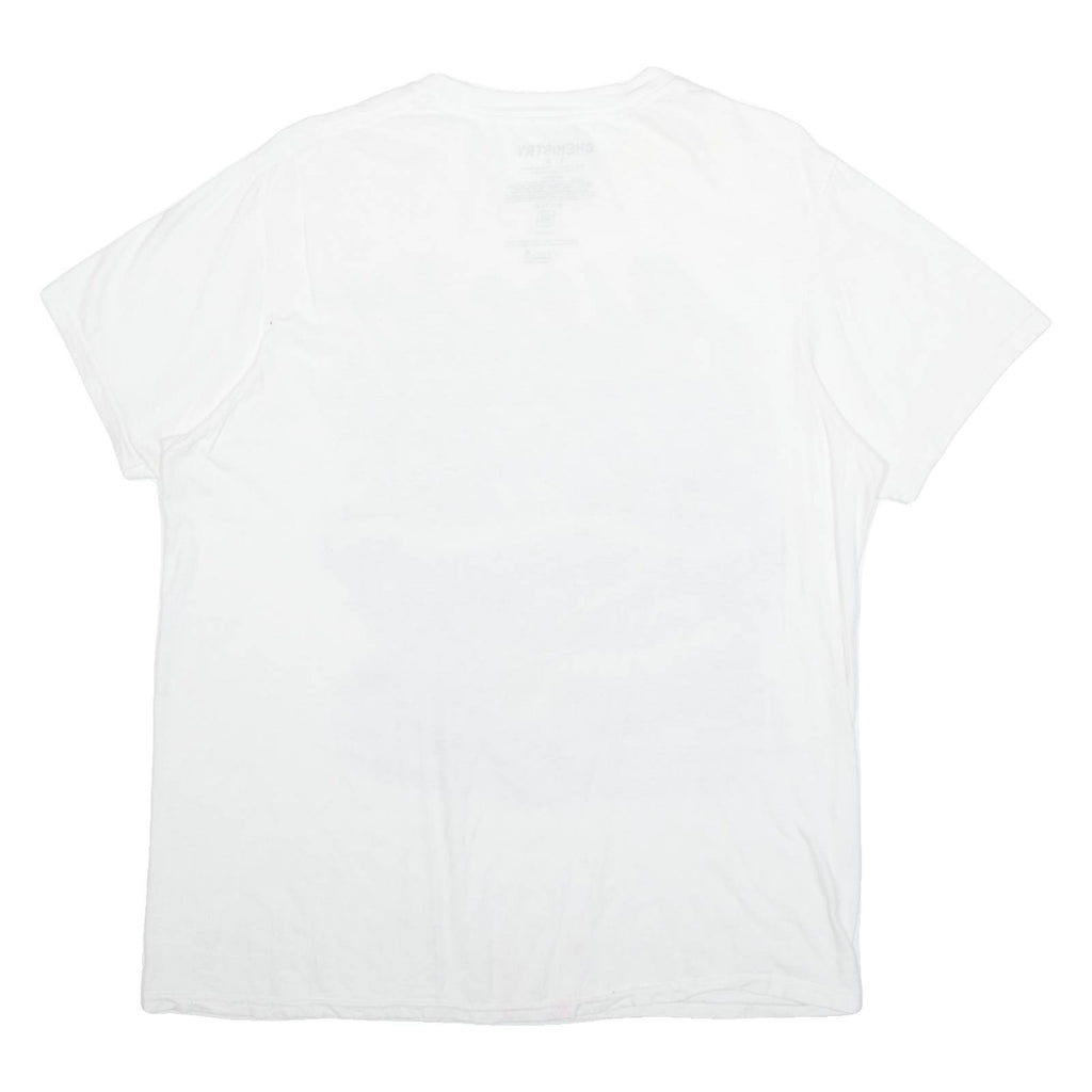 CHEMISTRY Chevrolet Mens T-Shirt White USA L