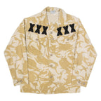RECLAIMED VINTAGE Mens Shirt Beige Camouflage Long Sleeve S