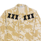 RECLAIMED VINTAGE Mens Shirt Beige Camouflage Long Sleeve S