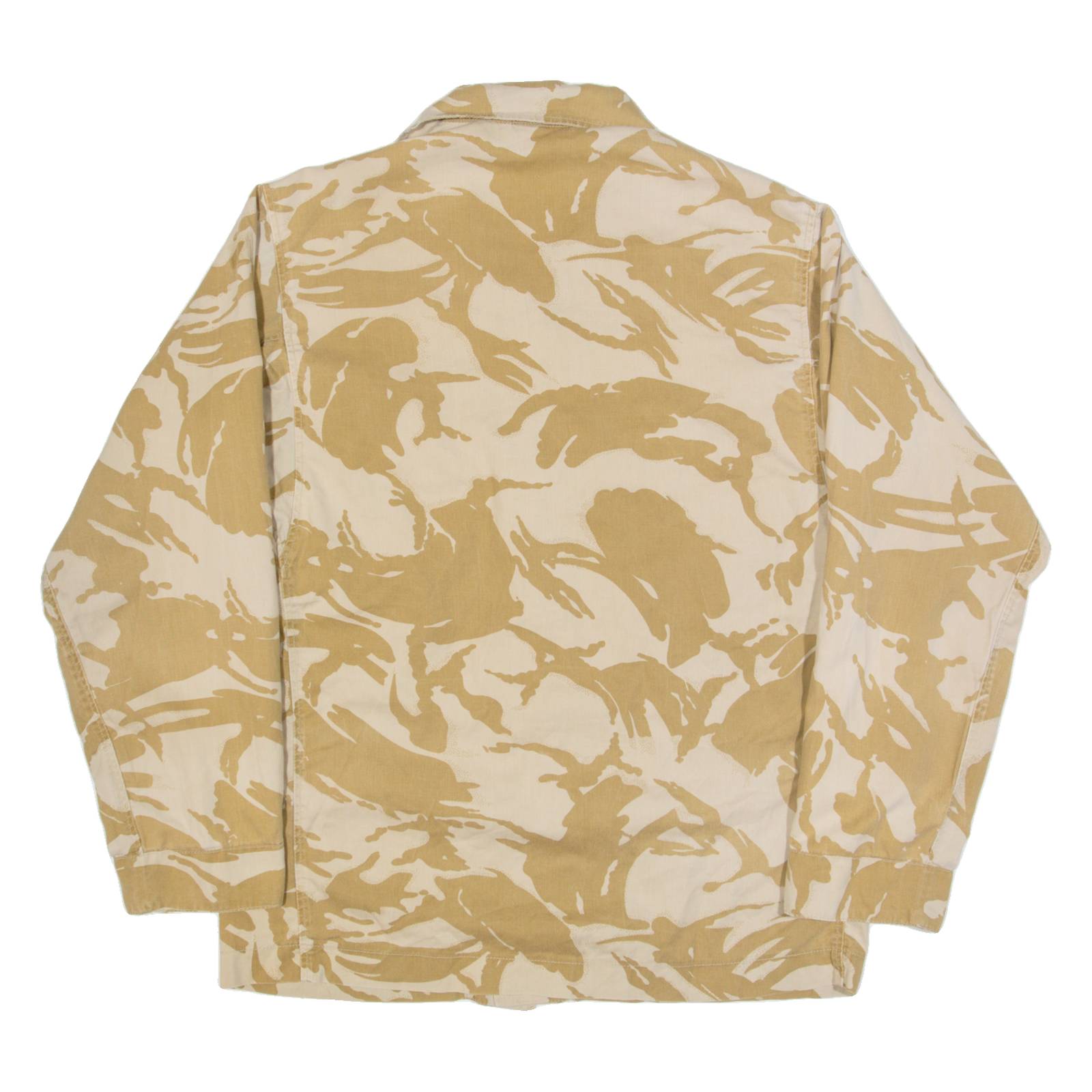 RECLAIMED VINTAGE Mens Shirt Beige Camouflage Long Sleeve S