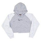 KARL KANI Cropped Stranger Things Womens Grey Hoodie M