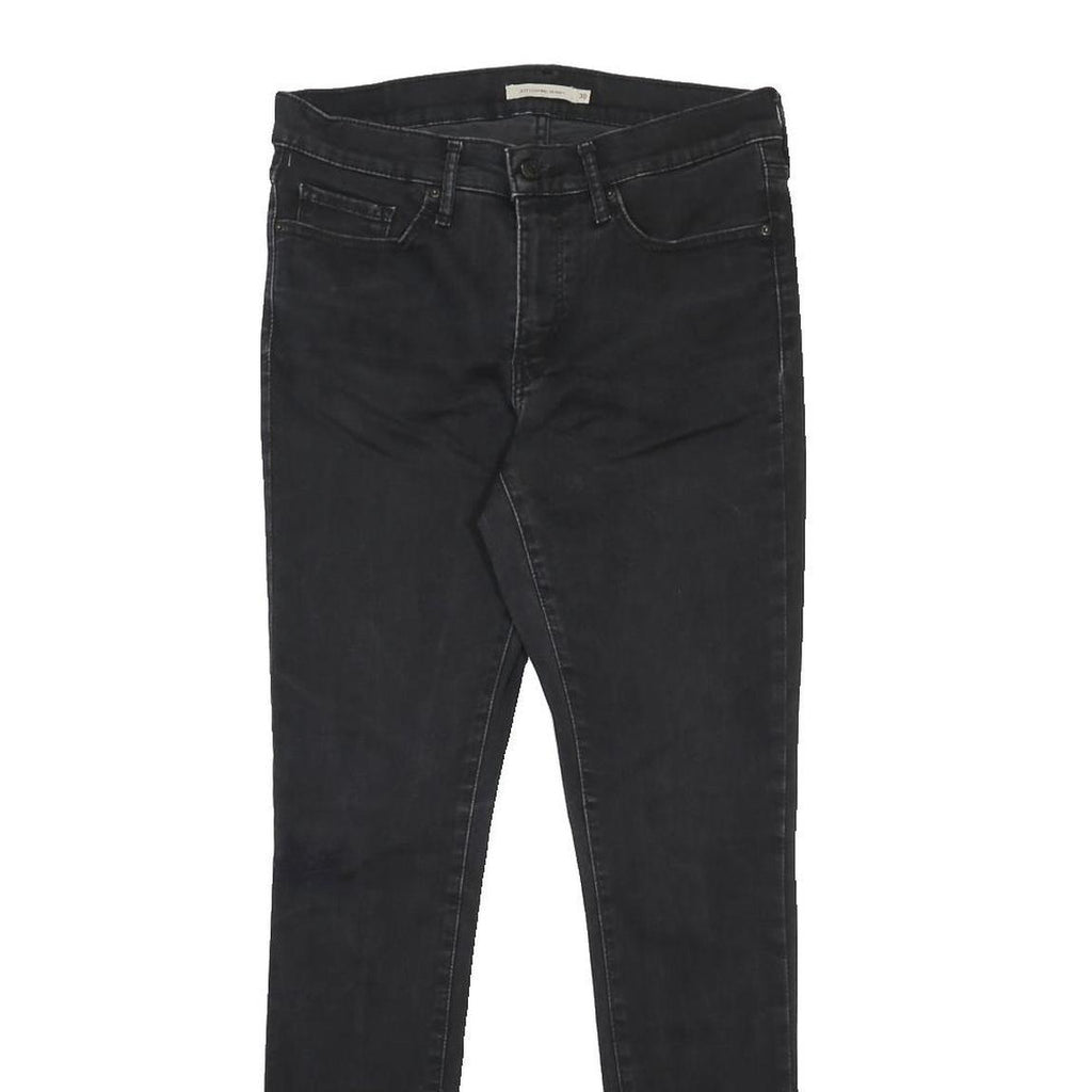 LEVI'S 311 Womens Jeans Black Slim Skinny Denim W30 L32 Zip Cotton Blend
