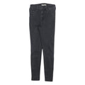 LEVI'S Womens Jeans Black Slim Skinny Denim Medium W26 L28 Zip Pockets