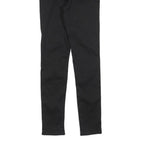 LEVI'S 721 Womens Black Slim Skinny Denim Raw W26 L28 Slim Fit Zip Jeans