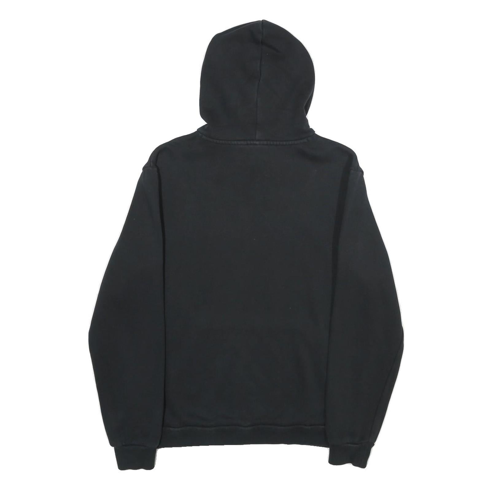 PUMA Mens Black Hoodie M Cotton Blend Pullover Hooded Sweatshirt
