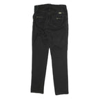 SEVEN7 Womens Black Regular Skinny Denim Light W32 L30 High Waist Zip Jeans