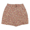 LIZWEAR Womens Shorts Pink Floral Print Casual S W25 Summer Wear