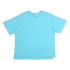CHAMPION Womens Blue Crew Neck T-Shirt L Short Sleeve Cotton Casual Everyday