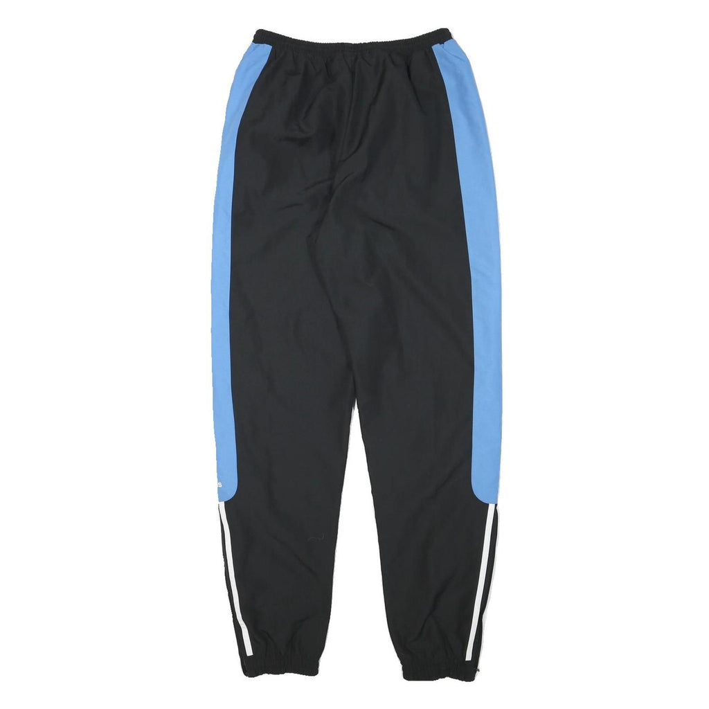 ADIDAS Mens Joggers Black & Blue Regular Tapered M W26 L31 Sportswear Track