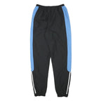 ADIDAS Mens Joggers Black & Blue Regular Tapered M W26 L31 Sportswear Track