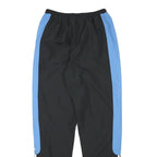 ADIDAS Mens Joggers Black & Blue Regular Tapered M W26 L31 Sportswear Track