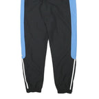 ADIDAS Mens Joggers Black & Blue Regular Tapered M W26 L31 Sportswear Track
