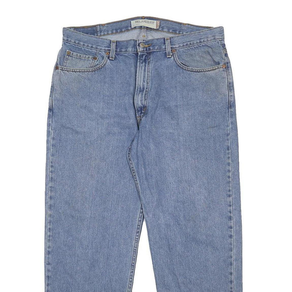 LEVI'S 550 Mens Jeans Blue Regular Tapered Denim Medium W38 L30 Relaxed Fit
