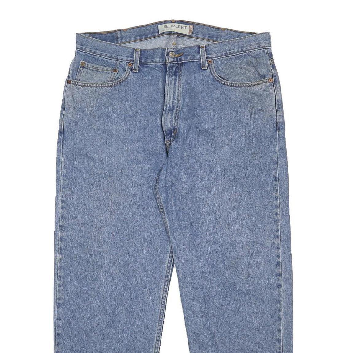 LEVI'S 550 Mens Jeans Blue Regular Tapered Denim Medium W38 L30 Relaxed Fit