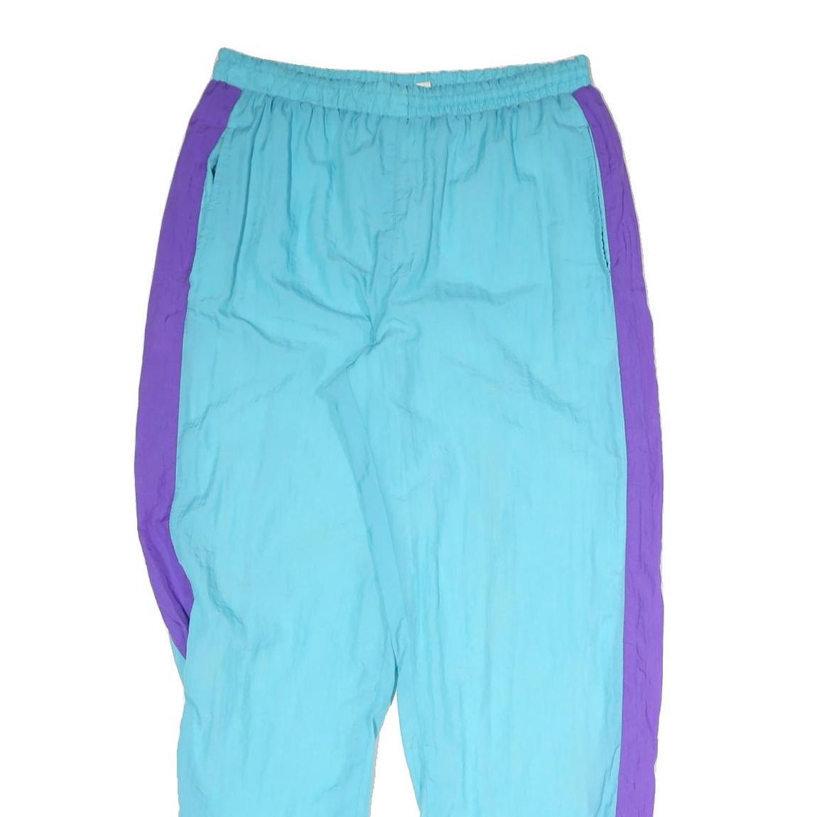 Mens Joggers Blue & Purple Regular Fit Tapered Leg M W31 L29 Lightweight