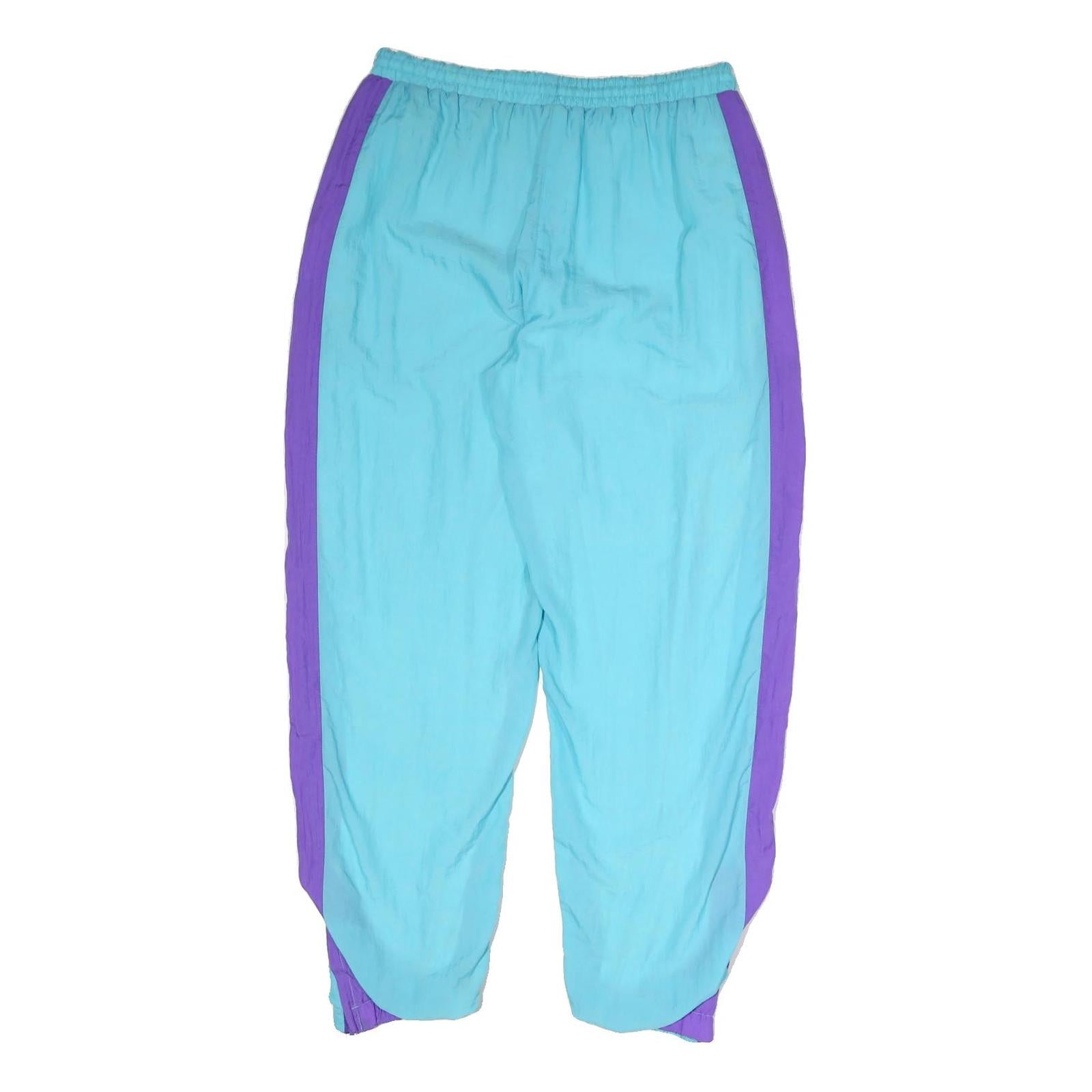 Mens Joggers Blue & Purple Regular Fit Tapered Leg M W31 L29 Lightweight