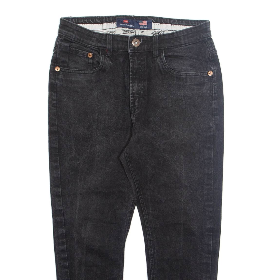 LEVI'S Mens Jeans Grey Regular Tapered W28 L23