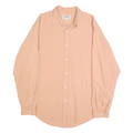 RALPH LAUREN POLO JEANS COMPANY Mens Orange & White Striped Shirt L Casual