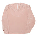 SPENGLER Womens Blouse Pink Long Sleeve L