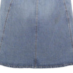 THE LIMITED Womens Blue Denim Mini Cotton Blend Skirt M Casual Simple Design