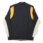 ADIDAS Mens Black & Cream Letterman Style Jacket M Polyester Blend Sportswear