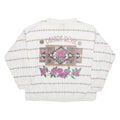 DESERT ROSE Womens Sweatshirt Cream 90s L