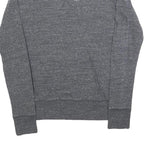 NIKE Mens Grey Sweatshirt Crew Neck XS Just Do It Logo Cotton Blend Pullover