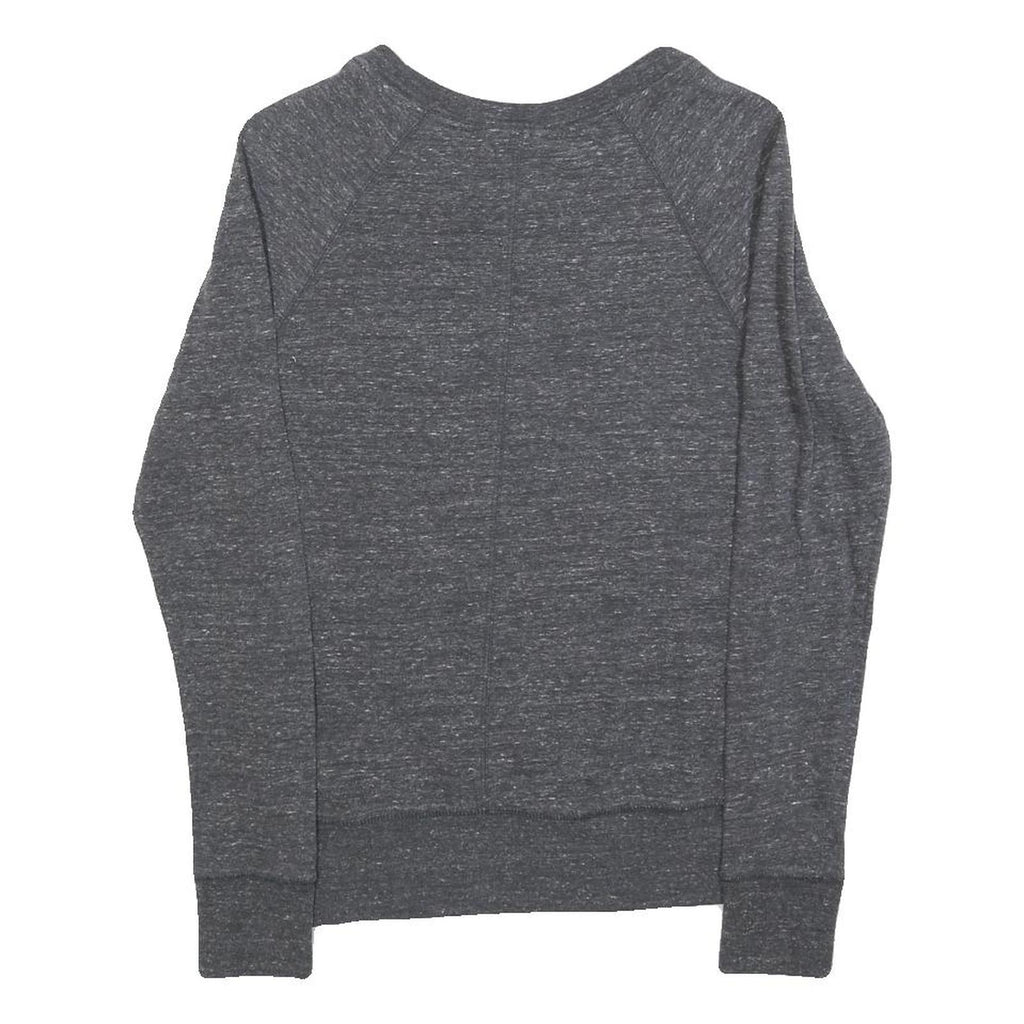 NIKE Mens Grey Sweatshirt Crew Neck XS Just Do It Logo Cotton Blend Pullover