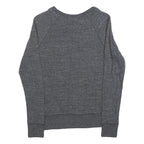 NIKE Mens Grey Sweatshirt Crew Neck XS Just Do It Logo Cotton Blend Pullover