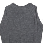 NIKE Mens Grey Sweatshirt Crew Neck XS Just Do It Logo Cotton Blend Pullover