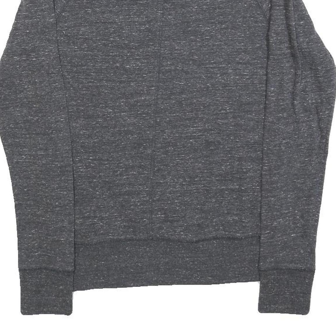 NIKE Mens Grey Sweatshirt Crew Neck XS Just Do It Logo Cotton Blend Pullover