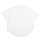 LEVI'S Womens Cropped Shirt Pink Collared S
