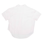 LEVI'S Womens Cropped Shirt Pink Collared S