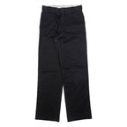 DICKIES 874 Workwear Mens Trousers Black Regular Straight W28 L31