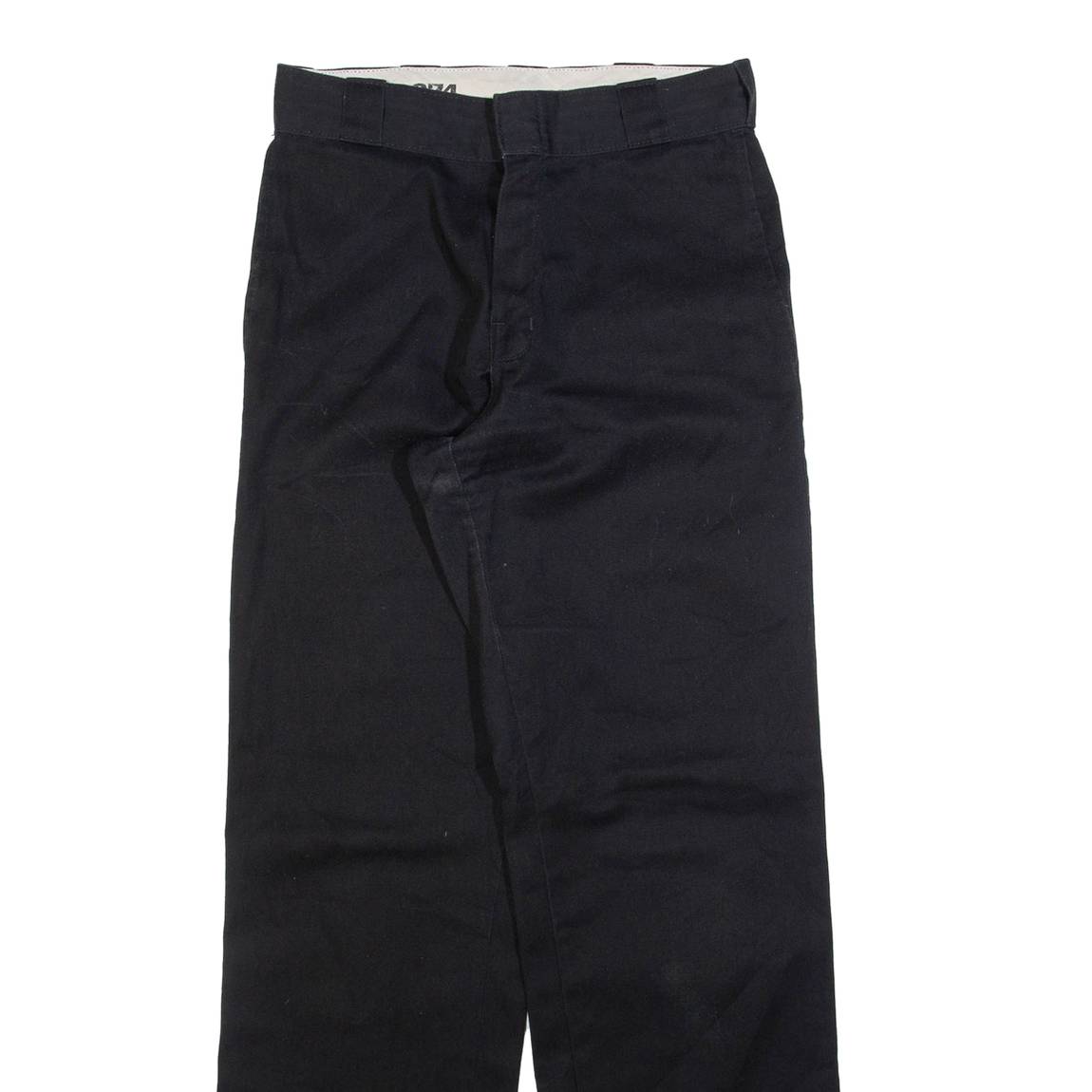 DICKIES 874 Workwear Mens Trousers Black Regular Straight W28 L31