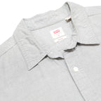 LEVI'S Mens Grey Cotton Shirt M Classic Button-Down Long Sleeve Casual
