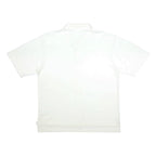 ADIDAS Mens White Polo Shirt L Classic Cotton Blend Short Sleeve Plain
