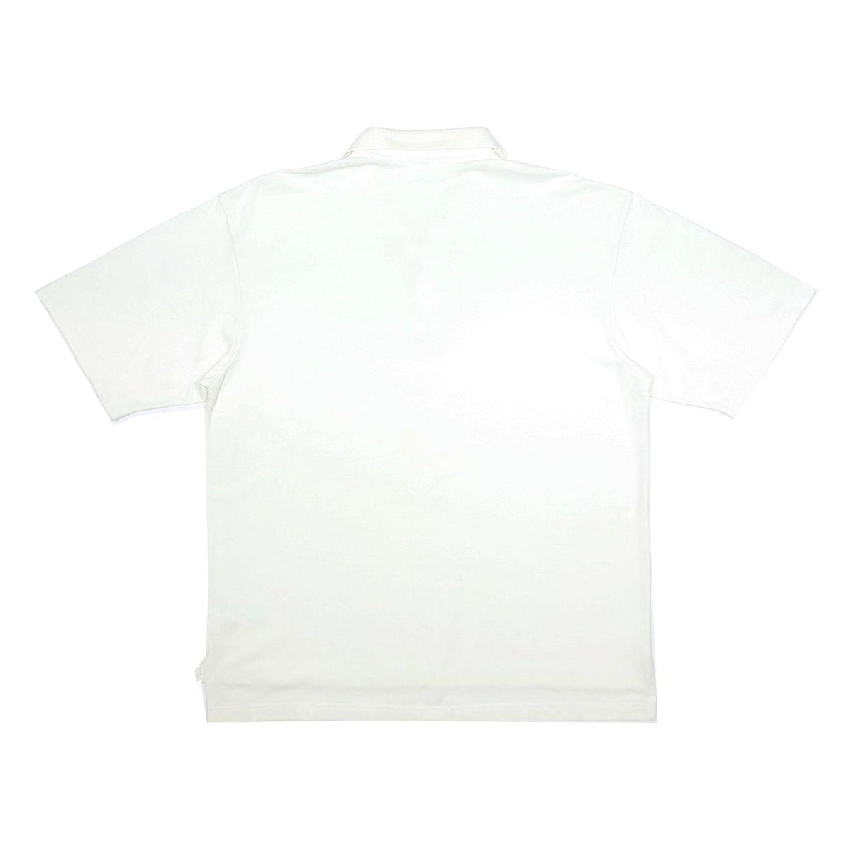 ADIDAS Mens White Polo Shirt L Classic Cotton Blend Short Sleeve Plain
