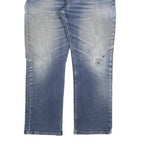 DICKIES Mens Blue Regular Fit Straight Denim Light Wash W40 L32 Workwear Jeans