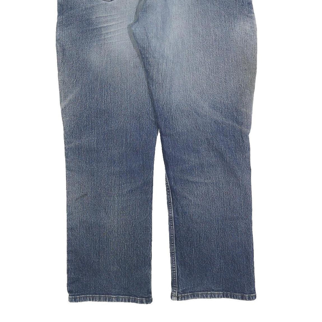 DICKIES Mens Blue Regular Fit Straight Denim Light Wash W40 L32 Workwear Jeans