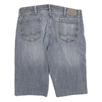 WRANGLER Mens Denim Blue Casual Shorts XL W36 Relaxed Fit Cotton Blend