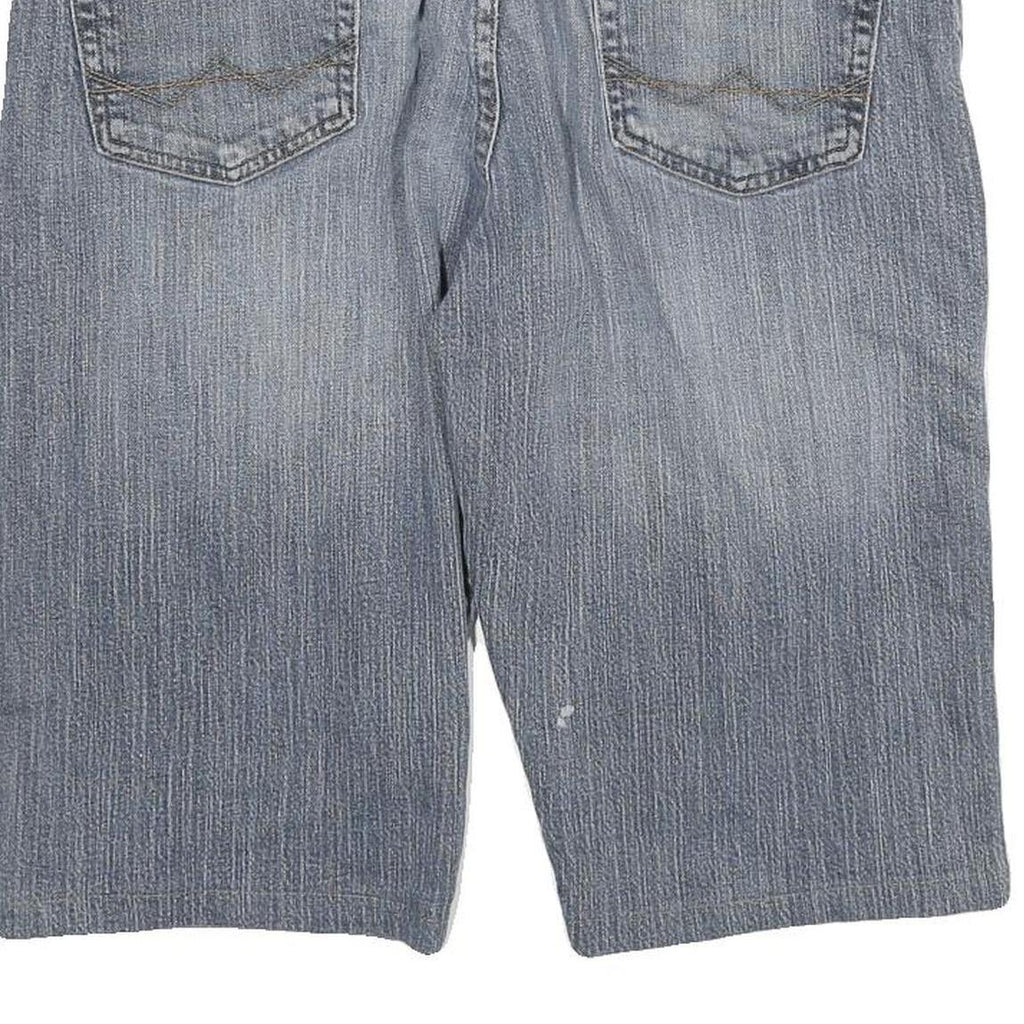 WRANGLER Mens Denim Blue Casual Shorts XL W36 Relaxed Fit Cotton Blend