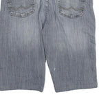 WRANGLER Mens Denim Blue Casual Shorts XL W36 Relaxed Fit Cotton Blend