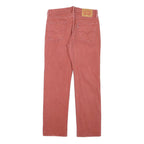 LEVI'S 514 Slim Mens Jeans Red Regular Slim Denim Medium W29 L30 Classic Fit