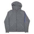 CHAMPION Womens Grey Hoodie Full Zip L